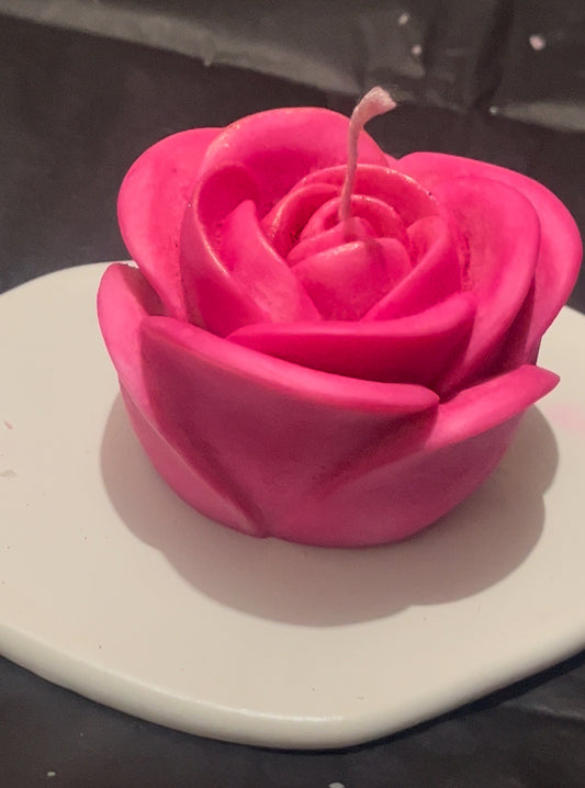 Rose candle