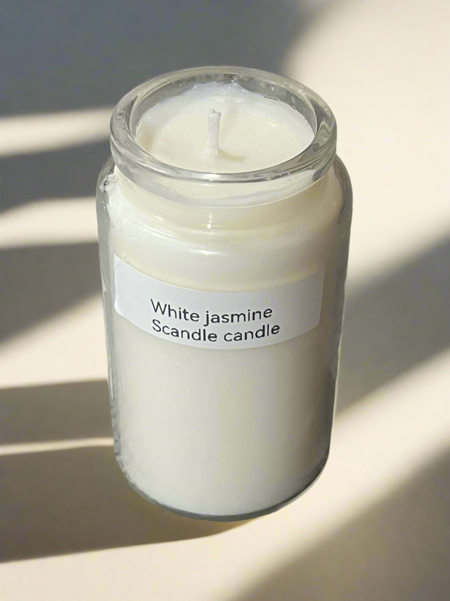 White jasmine scandal candle